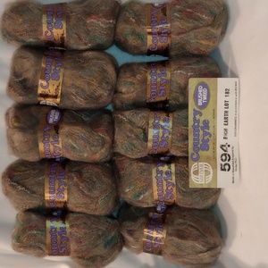 Sirdar Brushed Tweed Yarn ~ lot of 10 ~ Soft Mohair Blend